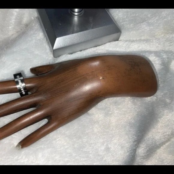 Men’s Stainless Steel CZ Band - Picture 9 of 15